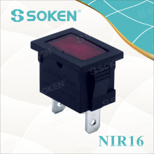 Luz de indicador miniatura Nir16 12V / 24V con bulbo de arroz 21 * 15mm